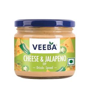 Veeba's Cheese & Jalapeno Dip 300Gm