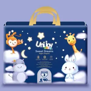 Unijoy Sweet Dreams S size 40pcs Tape Style (3 to 6 Kg)