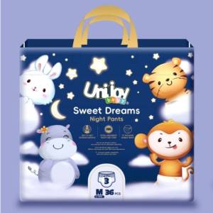 Unijoy Sweet Dreams Pants Style Diapers M 36 pcs (5 to 10 Kg)