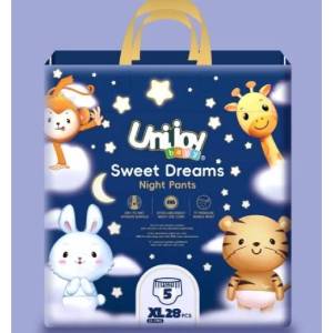 Unijoy Sweet Dreams Pants Style Diapers XL 28pcs (13 to 25 Kg)