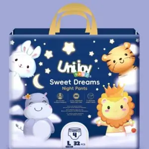 Unijoy Sweet Dreams Pants Style Diapers L 32pcs (9 to 13 Kg)