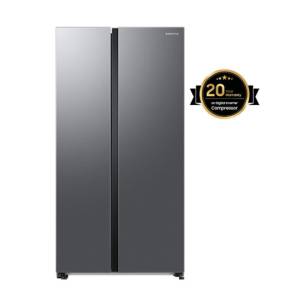 Samsung 653Ltr. Side-by-Side  Convertible 5-in-1 Digital Inverter Refrigerator RS76CG8003S9/IM