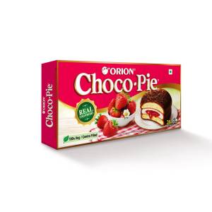 Orion Strawberry Choco-Pie 6Pcs 168Gm