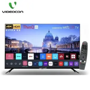 Videocon 72 inch Bezel Less 4K UHD HDR webOS Smart LED TV with ThinQ and Magic Remote