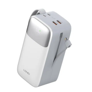 LDNIO PQ50 50000mAh Power Bank with Built-in USB-C & Lightning Fast Charging Cables