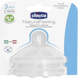 Chicco Natural Feeling Teat 3M+ Adjustable Flow