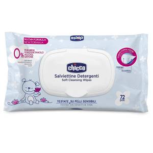 Chicco Baby Wipes With Cover 72 Wipes