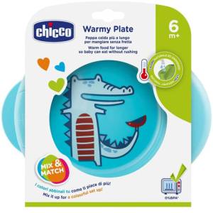 Chicco Warmy Plate 6m+ Boy-8058664086528