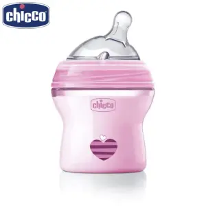 Chicco Natural Feeling Regular Flow Feeding Bottle Pink 150ml 0M+