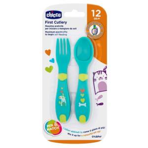 Chicco First Cutlery 12m+ Neutral-8058664086627