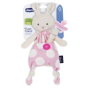Chicco Pink Soother Holder Pocket Friend