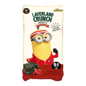 Laverland Crunch Korean Seaweed Hot & Spicy Flavor 40.5Gm