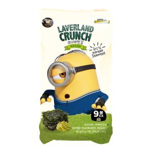 Laverland Crunch Korean Seaweed Wasabi Flavor 40.5Gm