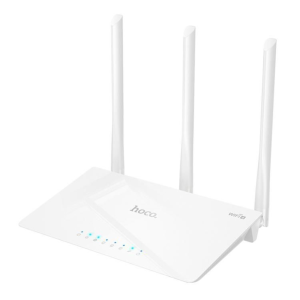 HOCO HI30 WiFi 4 Wireless Router - 300Mbps High-Speed Internet with 3 Antennas