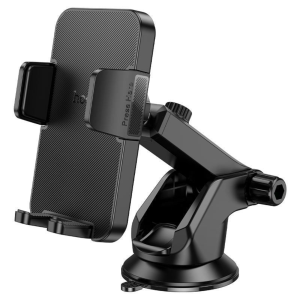 Hoco H37 Cheetah Universal Car Phone Holder Mount - 360° Rotating Dashboard & Windshield Stand with Strong Suction Cup
