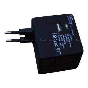 Universal Travel Adapter All-in-One International Plug with USB C & USB A Ports
