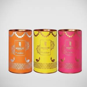Makkuse Saptarangi Tihar Trio Pustakari Box (Pack of 3)
