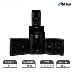 Force Home Theater System Multimedia Speaker 5.1 CH (FW 7831)