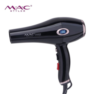MAC Styler MC-6685A Professional Salon Hair Dryer 2500W Ionic Hair Blower with LCD Display Powerful Motor for Fast Drying
