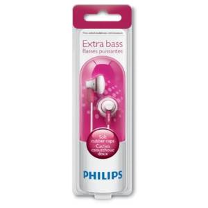 Philips Ear Bud Headphone Pink She3000Pk/10