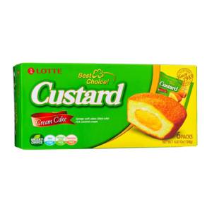 Lotte 6Pcs Custard Cream Cake