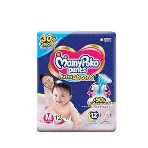 MamyPoko Pants  Extra Absorb Pants M 12pcs (7-12 Kg)