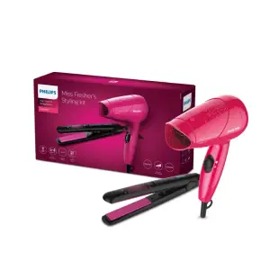 Philips 1000W Straightener and Dryer Combo Set HP8643/46
