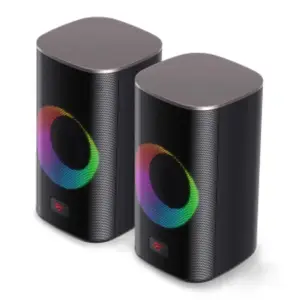 Havit SK212SE 5W x 2 Output Power Stereo Electronic Gaming Speaker For PC Dynamic RGB lights Wired Speaker