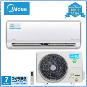 Midea  Xtreme Series 1.0 Ton INVERTER MSAGB-12HRFN8 Air Conditioner