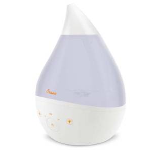 Crane Electronic Ultrasonic Cool Mist Humidifier Drop 2.0 White (EE-5306W)