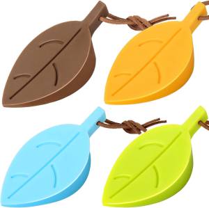 Silicone Leaf Shaped Door Stopper Pack of 3