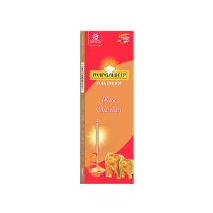 Mangaldeep Puja Dhoop Stick Rose Chandan (7Pcs)