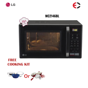 LG 21Ltr. 3-in-1 Convection and Grill Microwave Oven MC2146BL