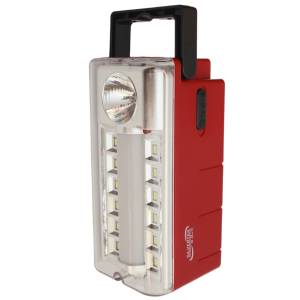 Super Bright Long Lasting Rechargeable LED Emergency Light with Retractable Handle ST-25+1T