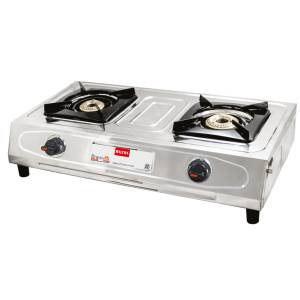 Baltra Bravo 2 Burner Stainless Steel Gas Stove BGS 179