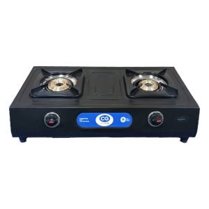 CG 2 Burner Stainless Steel Gas Stove CGIGNITE 2BSV2BL