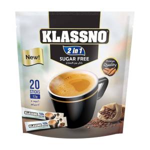 Klassno 2 in 1 (Sugar Free) Coffee & Creamer 20sticks 240Gm