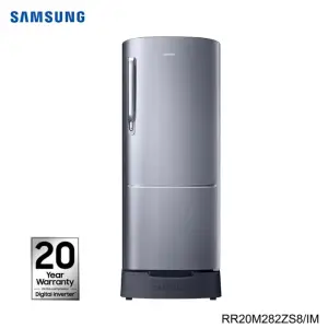Samsung 192Ltr. Single Door Refrigerator With Digital Inverter Technology RR20M282ZS8/IM