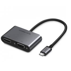 UGREEN USB-C To HDMI+VGA+USB 3.0 Adapter with PD 50505