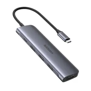 Ugreen 5 in1 USB-C To HDMI+3*USB 3.0 A+PD Power Converter 50209