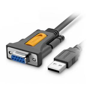 UGREEN 1.5 Mtr USB 2.0A To DB9 RS-232 Female Adapter Cable 20201