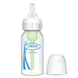 Dr. Brown’s 4 oz / 120 ml PP Narrow-Neck "Options" Baby Bottle, 1-Pack Sb41005-P4