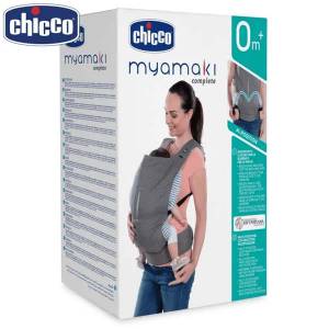 Chicco Myamaki Baby Carrier Comp Denim Cyclamen for 0m+