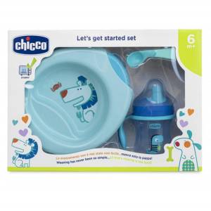 Chicco Weaning Set 6m+ Boy-8058664086672