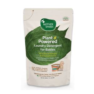 Mother Sparsh Baby Laundry Liquid Detergent (Powered by Plants) with Bio - Enzymes and Eucalyptus Oil, Refill Pack 500Ml