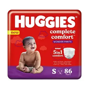Huggies Wonder Dry Pants Small (4-8 kg) 86 Pants