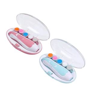 Baby Nail Trimmer Electric File 6-in-1 Safe Nail Filer Kit For Baby & Adults