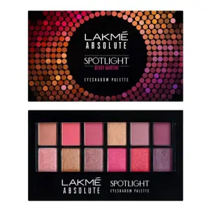 Lakme Absolute Infinity Eye Shadow Palette - Smokin Glam 12Gm (Without Cover)