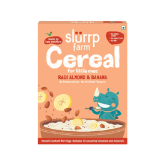 Slurrp Farm Ragi Almond And Banana Cereals 200gm baby food