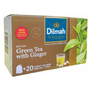 Dilmah Green Tea Ginger 20Pcs
